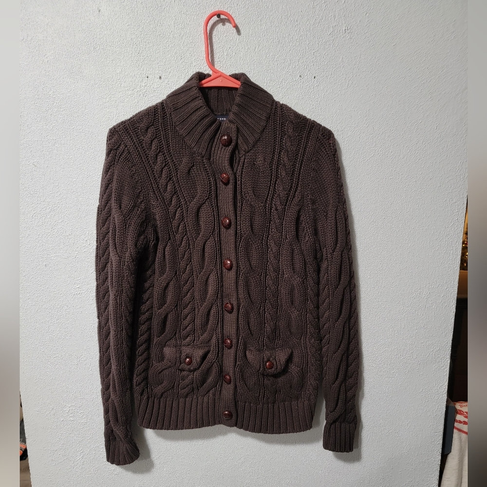 Lands End cardigan.